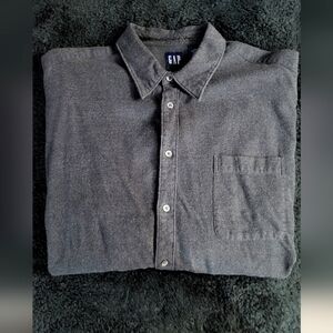 Gap Grey Flannel 100% Cotton Mens XXL